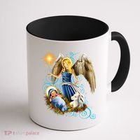 Angel With Baby Jesus Coffee Mug thumb 1