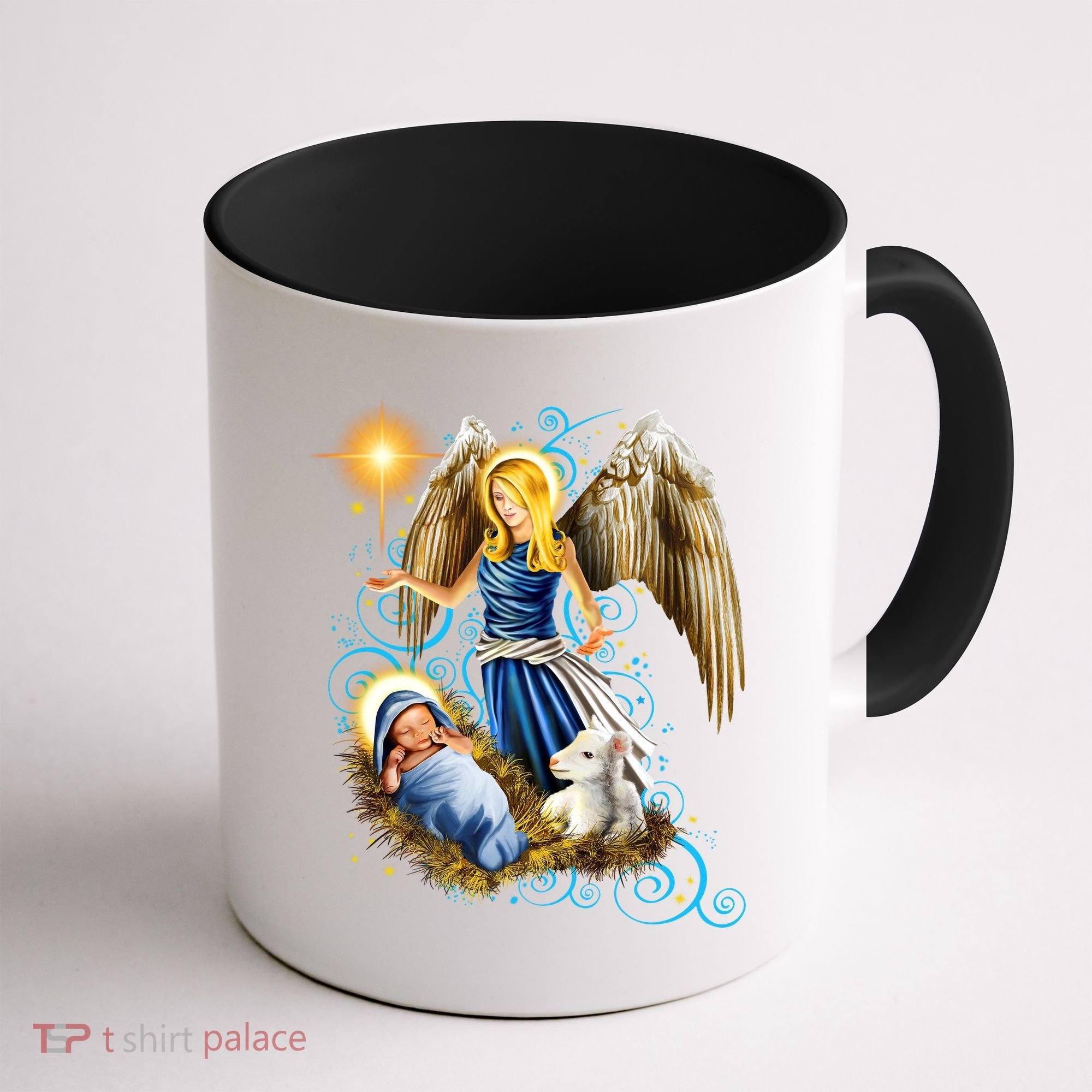 Angel With Baby Jesus Coffee Mug