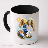 Angel With Baby Jesus Coffee Mug thumb 0