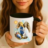 Angel With Baby Jesus Coffee Mug thumb 3