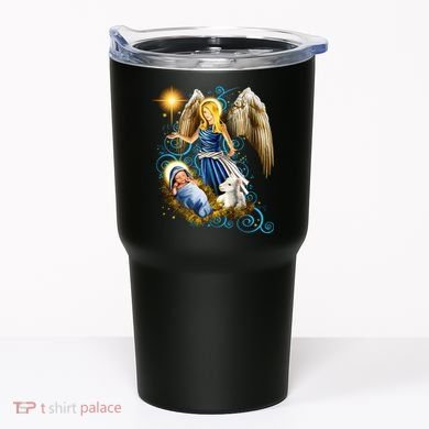 Angel With Baby Jesus Tumbler