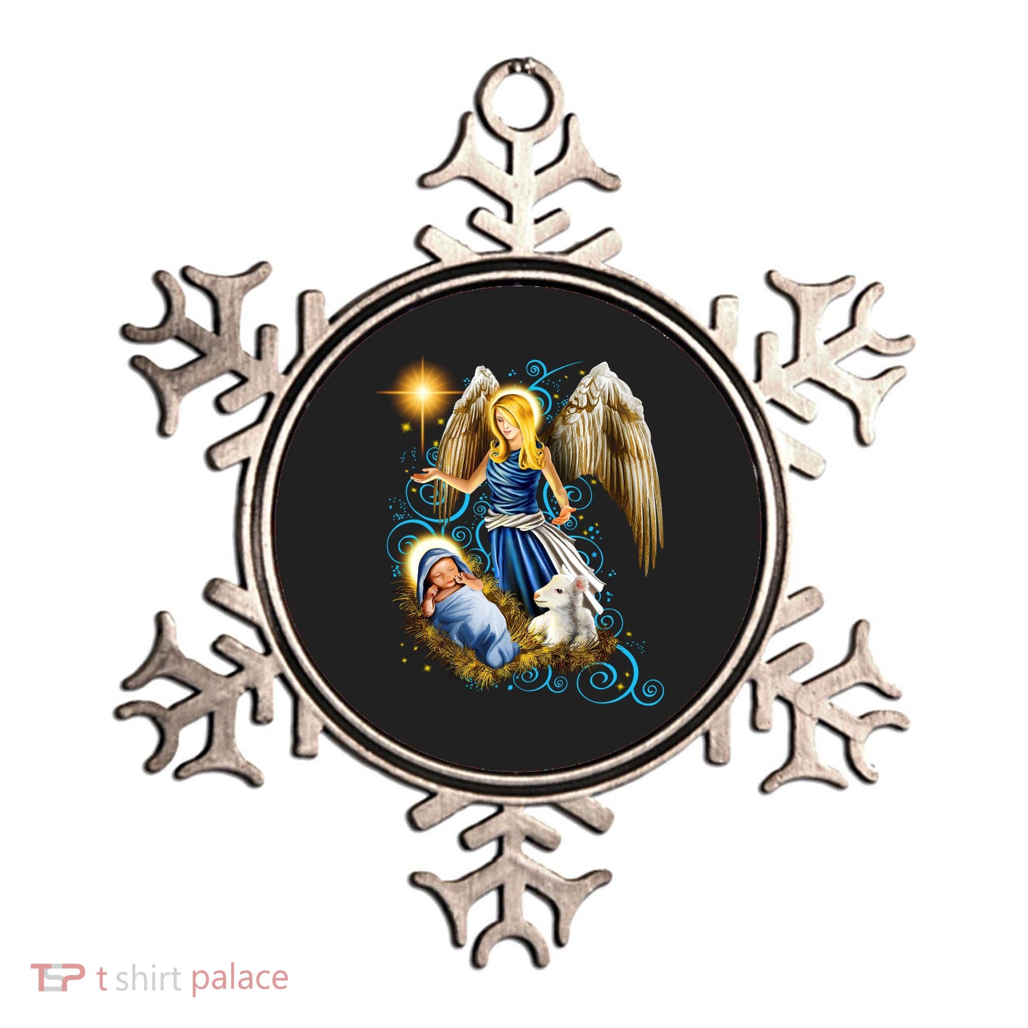 Angel With Baby Jesus Ornament