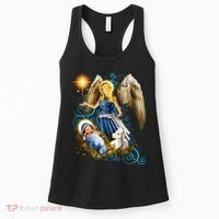 Angel With Baby Jesus Women's Tank Top thumb 0