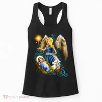 Angel With Baby Jesus Women's Tank Top thumb 0