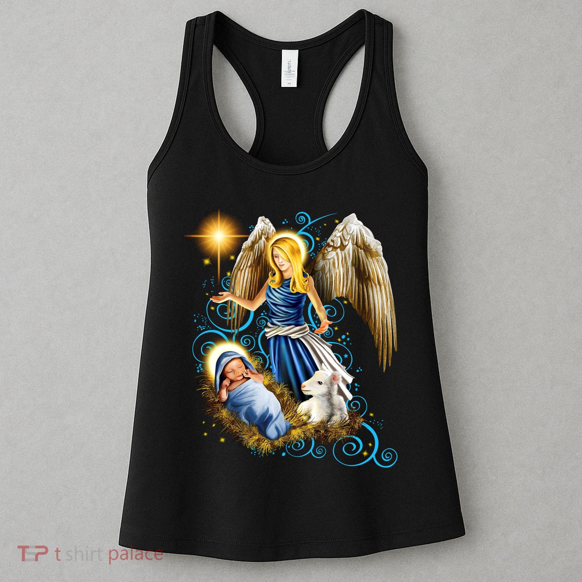 Angel With Baby Jesus Women's Tank Top