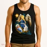 Angel With Baby Jesus Tank Top thumb 3