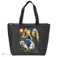 Angel With Baby Jesus Tote Bag thumb 0