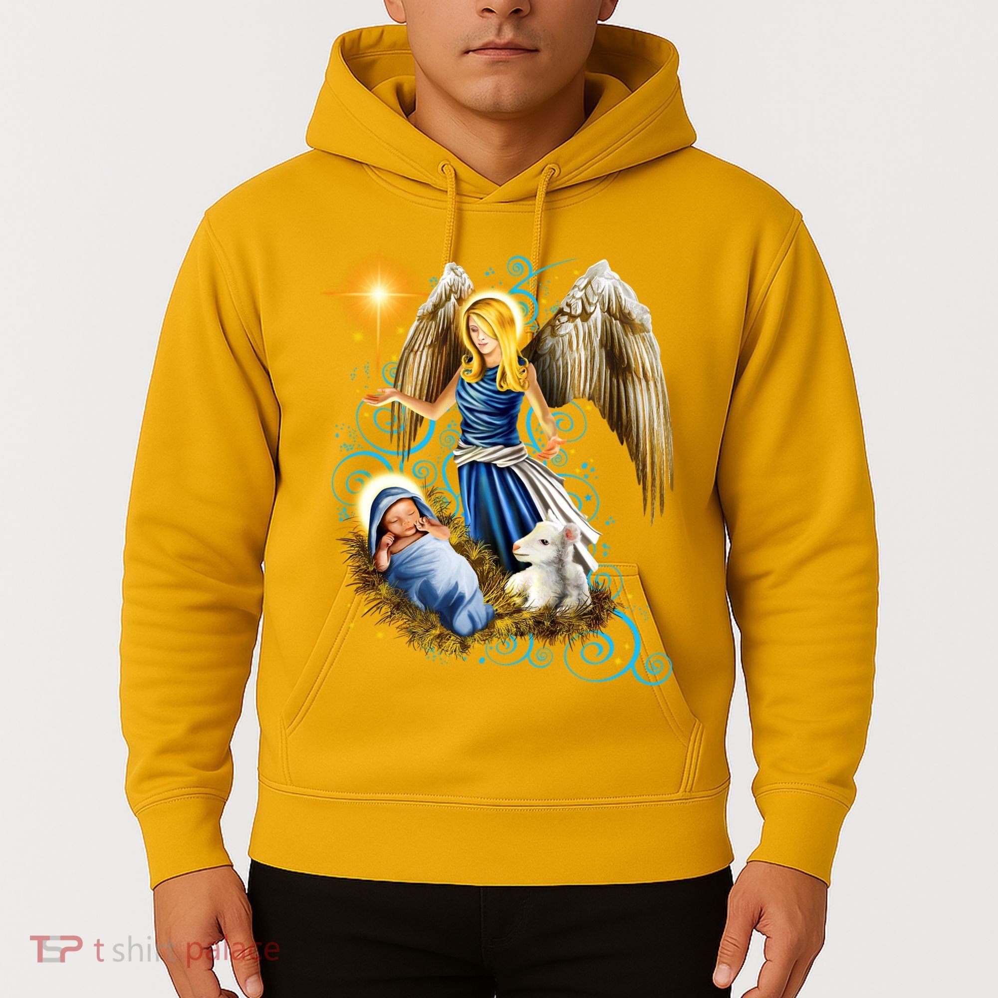 Angel With Baby Jesus Hoodie