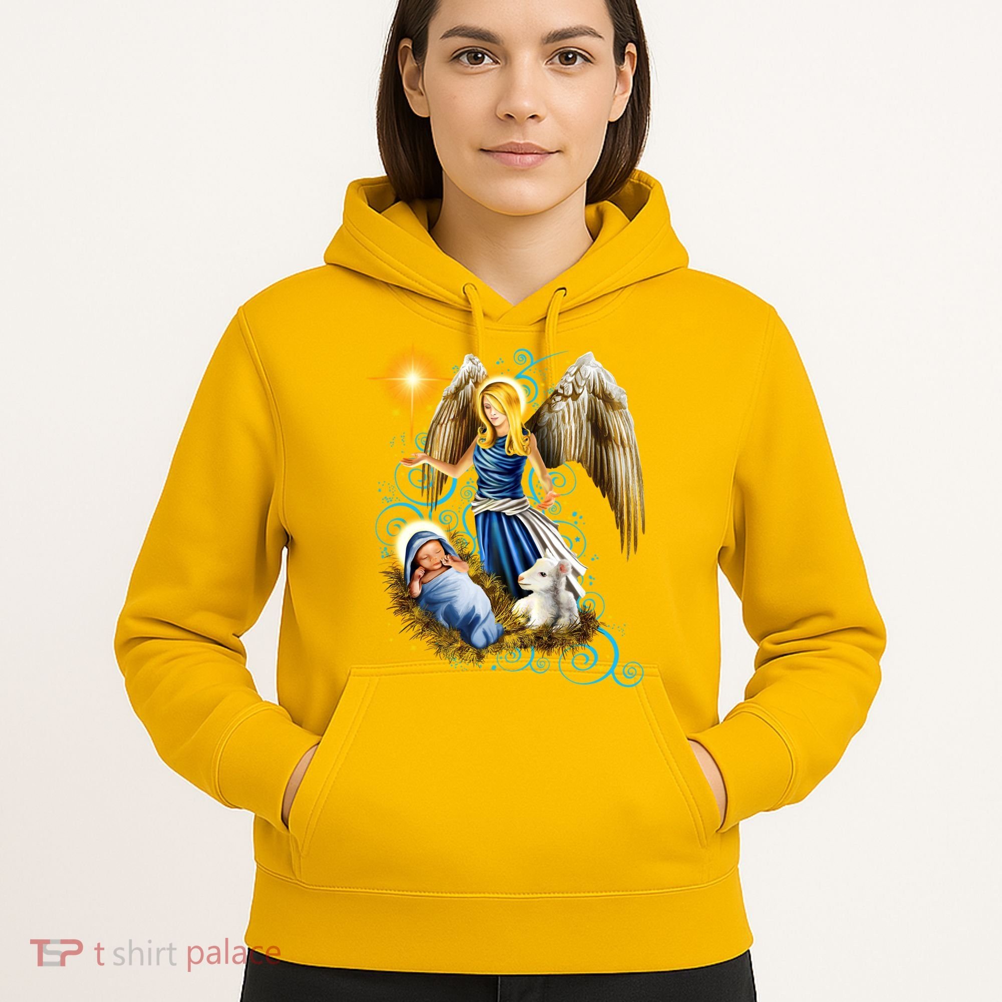 Angel With Baby Jesus Hoodie