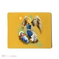Angel With Baby Jesus Mousepad thumb 0
