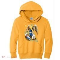 Angel With Baby Jesus Kids Hoodie thumb 0