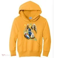 Angel With Baby Jesus Kids Hoodie thumb 0