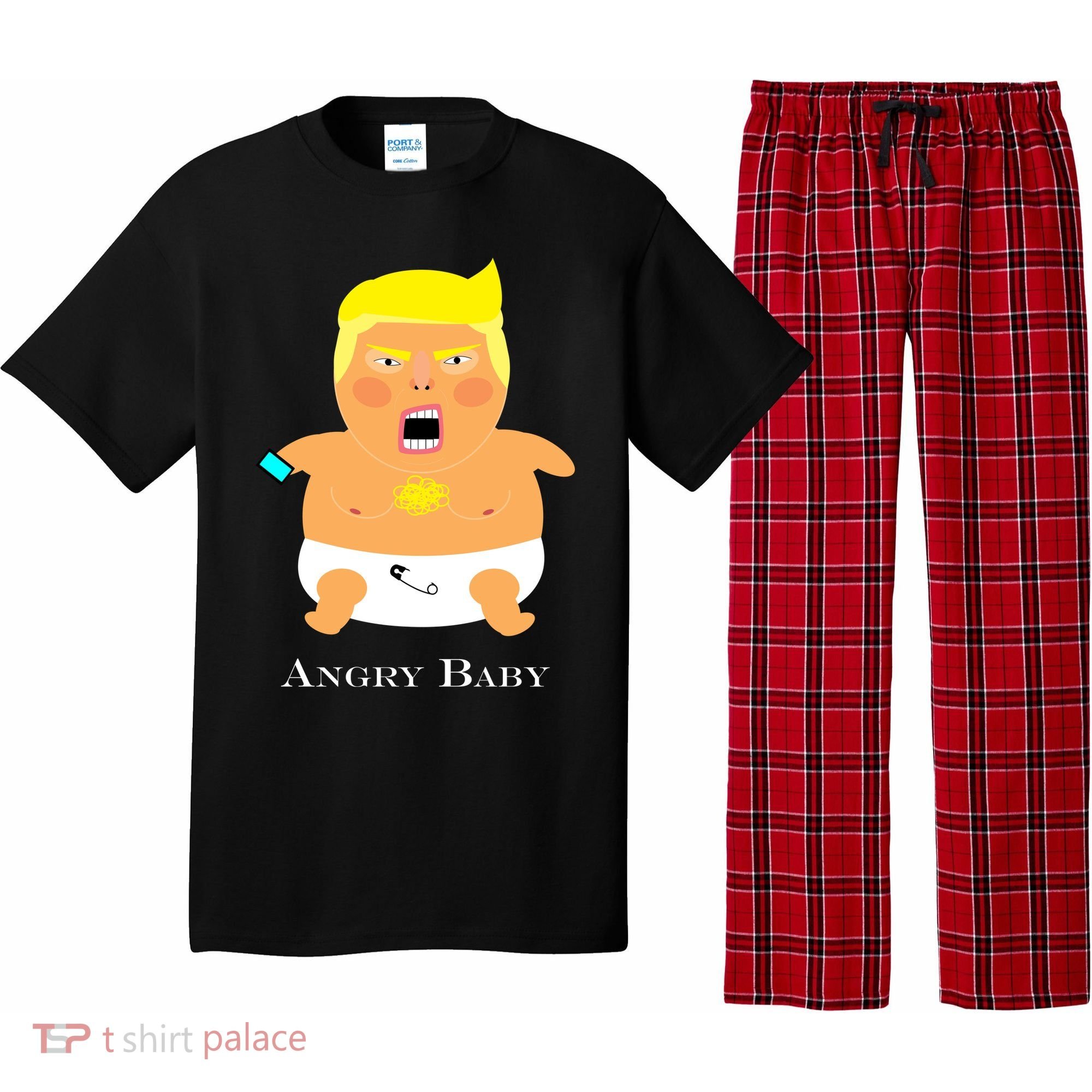 Angry Baby Trump Pajama Set