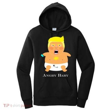 Angry Baby Trump Women's Hoodie