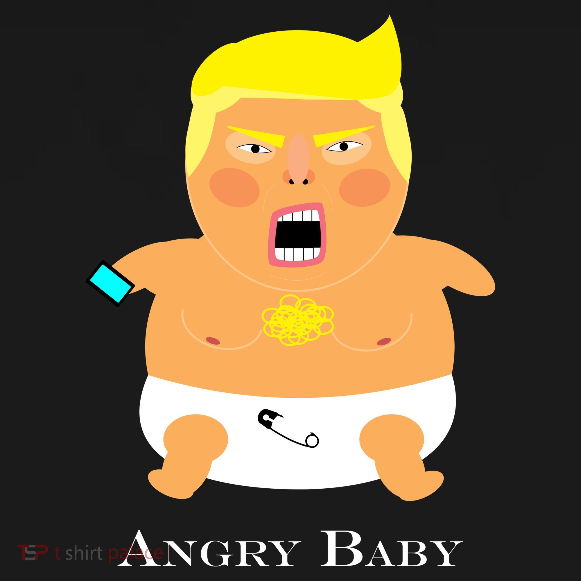 Angry Baby Trump Ornament