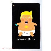 Angry Baby Trump Golf Towel thumb 0