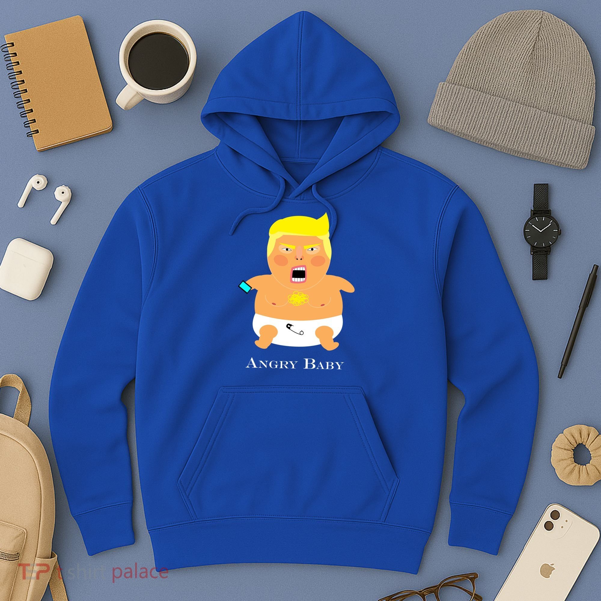 Angry Baby Trump Hoodie