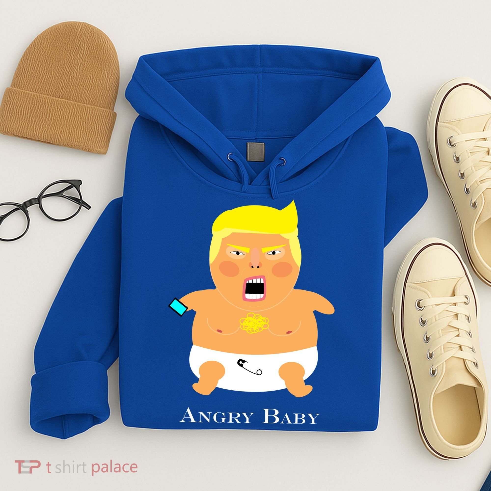Angry Baby Trump Hoodie