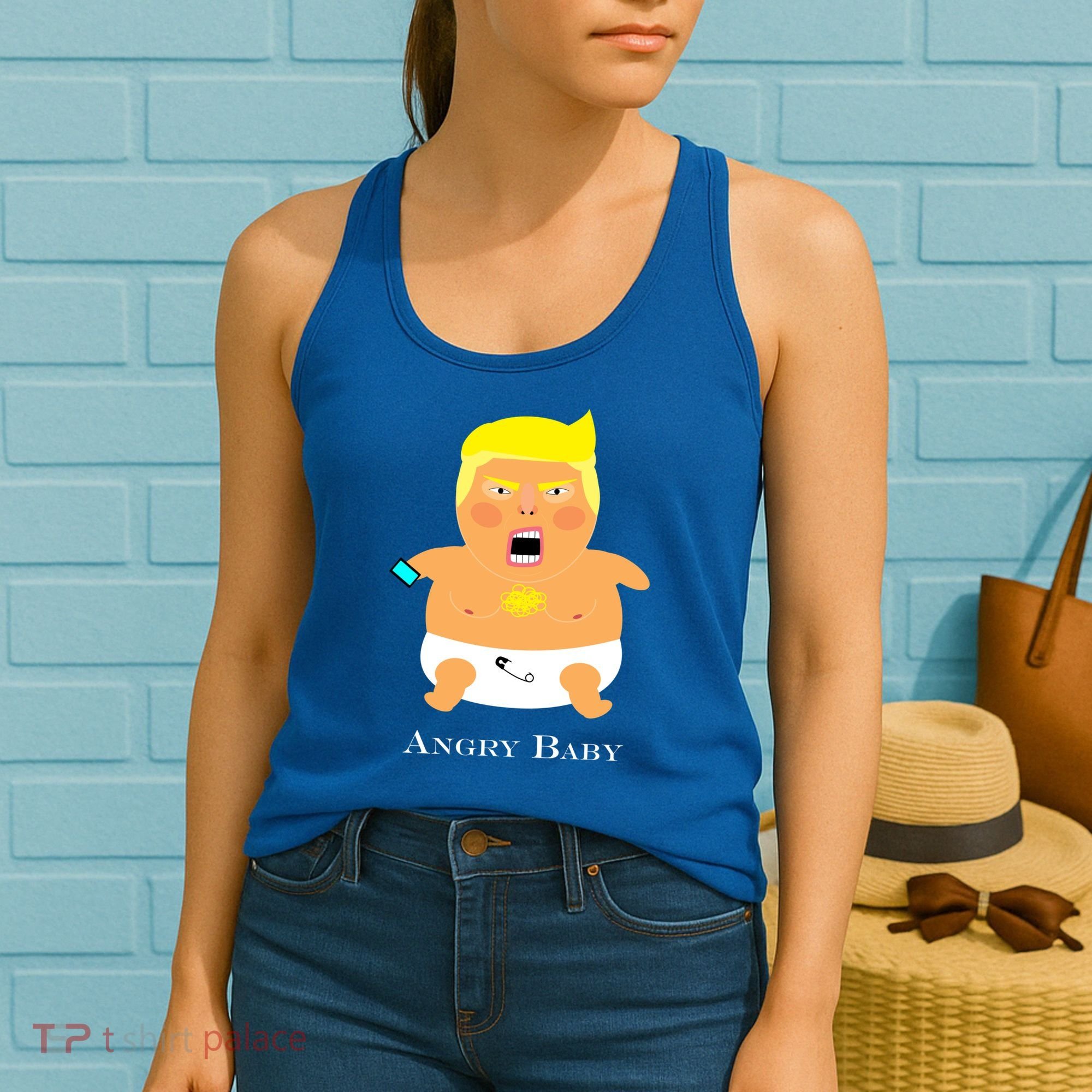 Angry Baby Trump Women's Tank Top