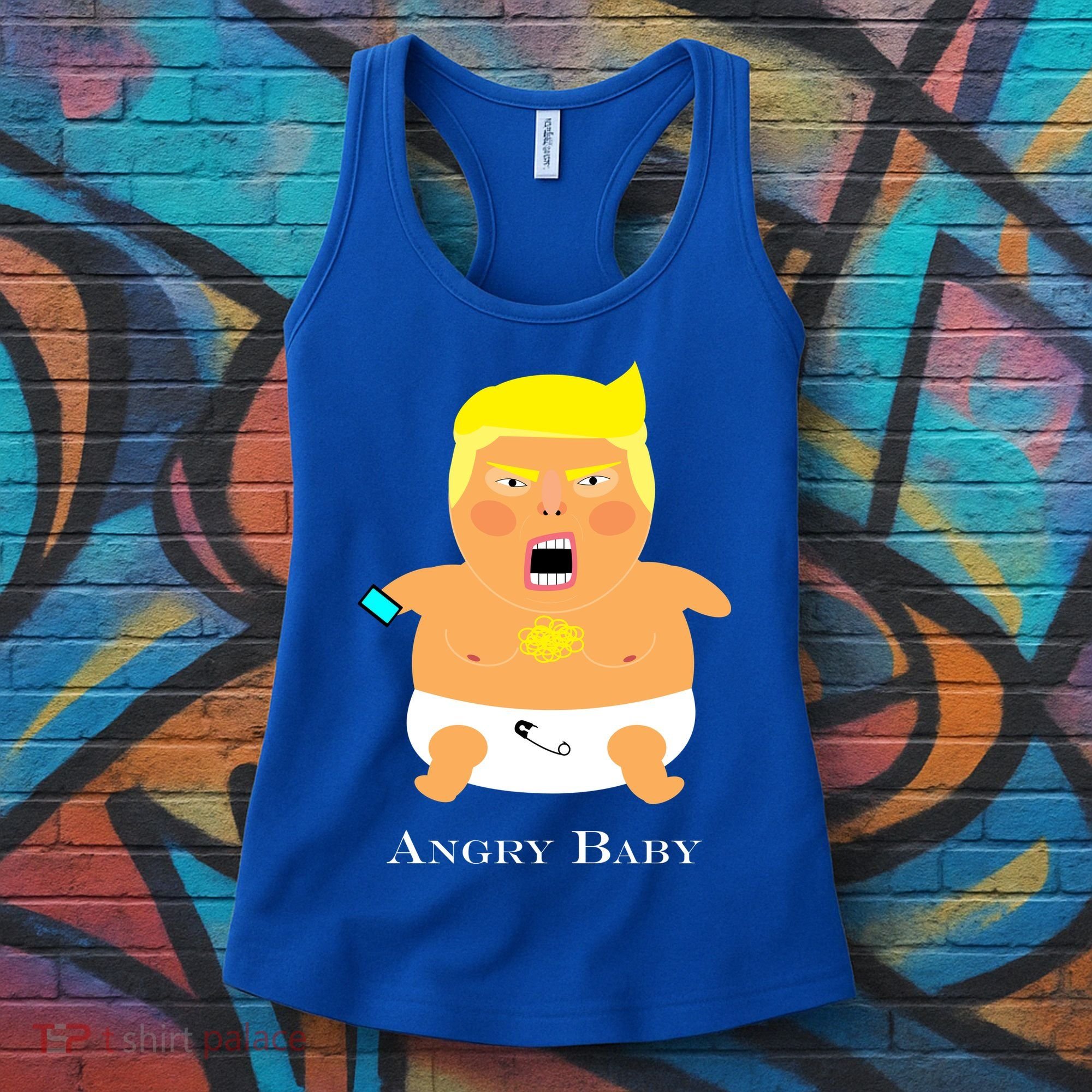 Angry Baby Trump Women's Tank Top