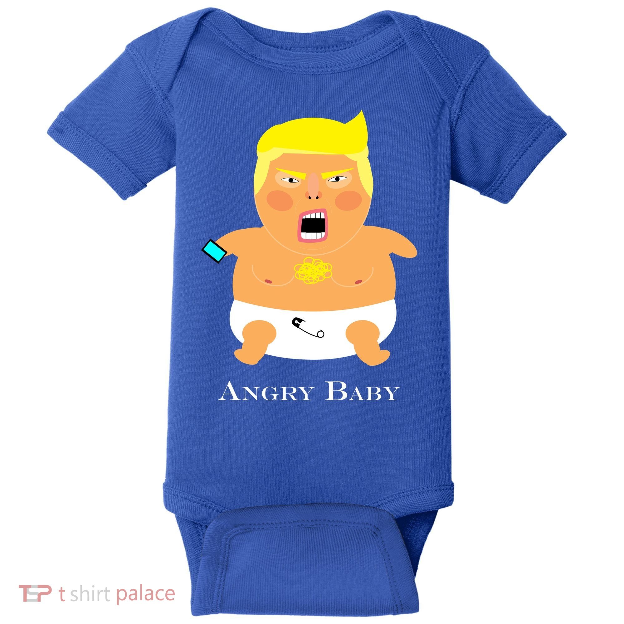 Angry Baby Trump Baby Bodysuit