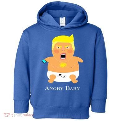 Angry Baby Trump Toddler Hoodie