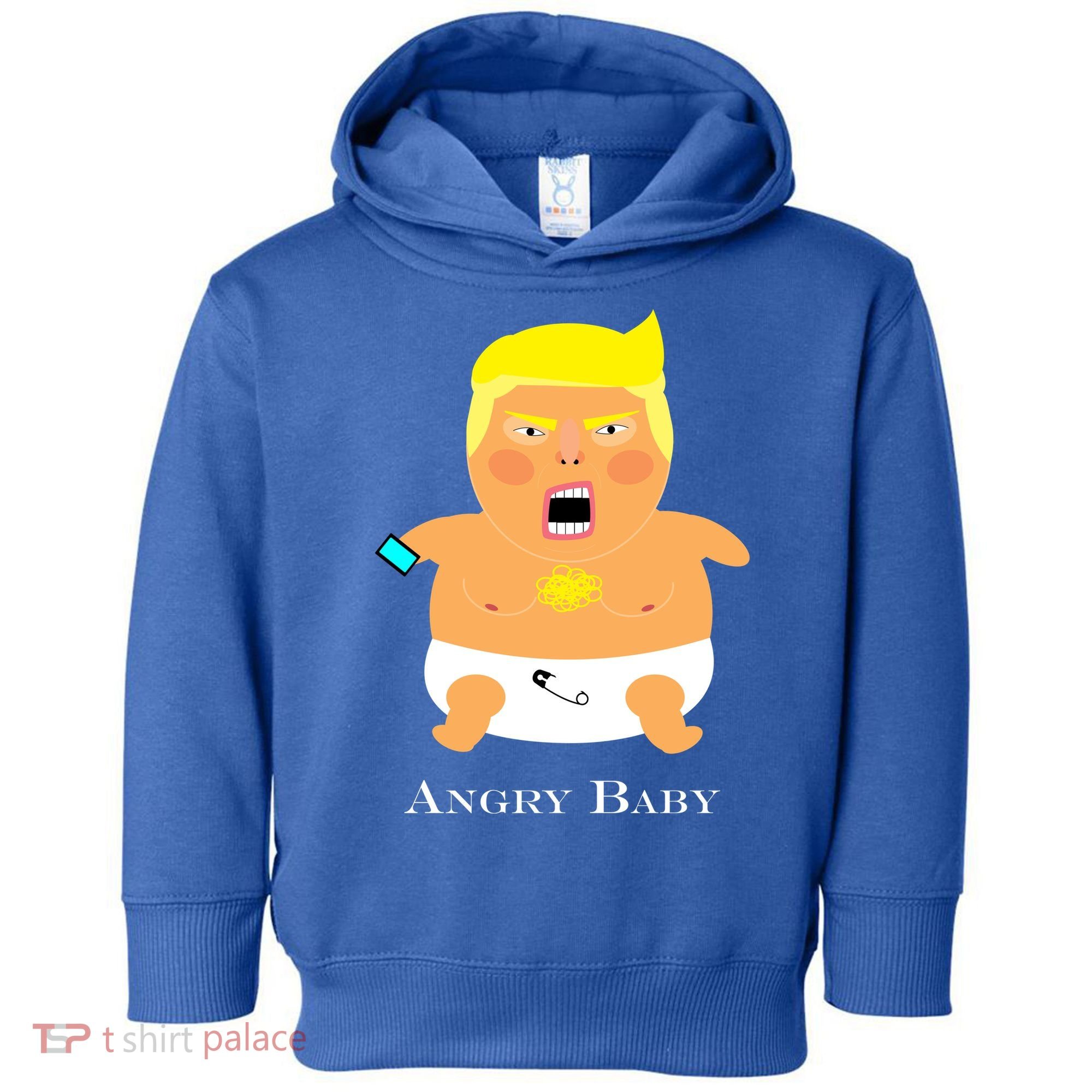 Angry Baby Trump Toddler Hoodie