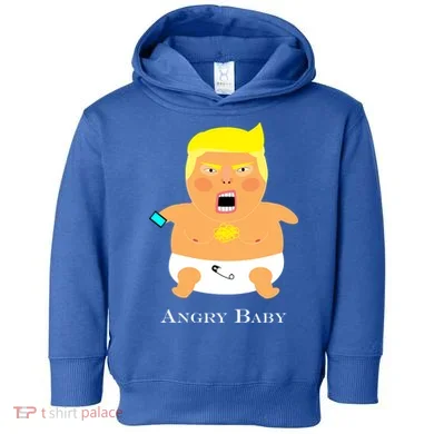 Angry Baby Trump Toddler Hoodie