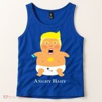 Angry Baby Trump Tank Top thumb 2