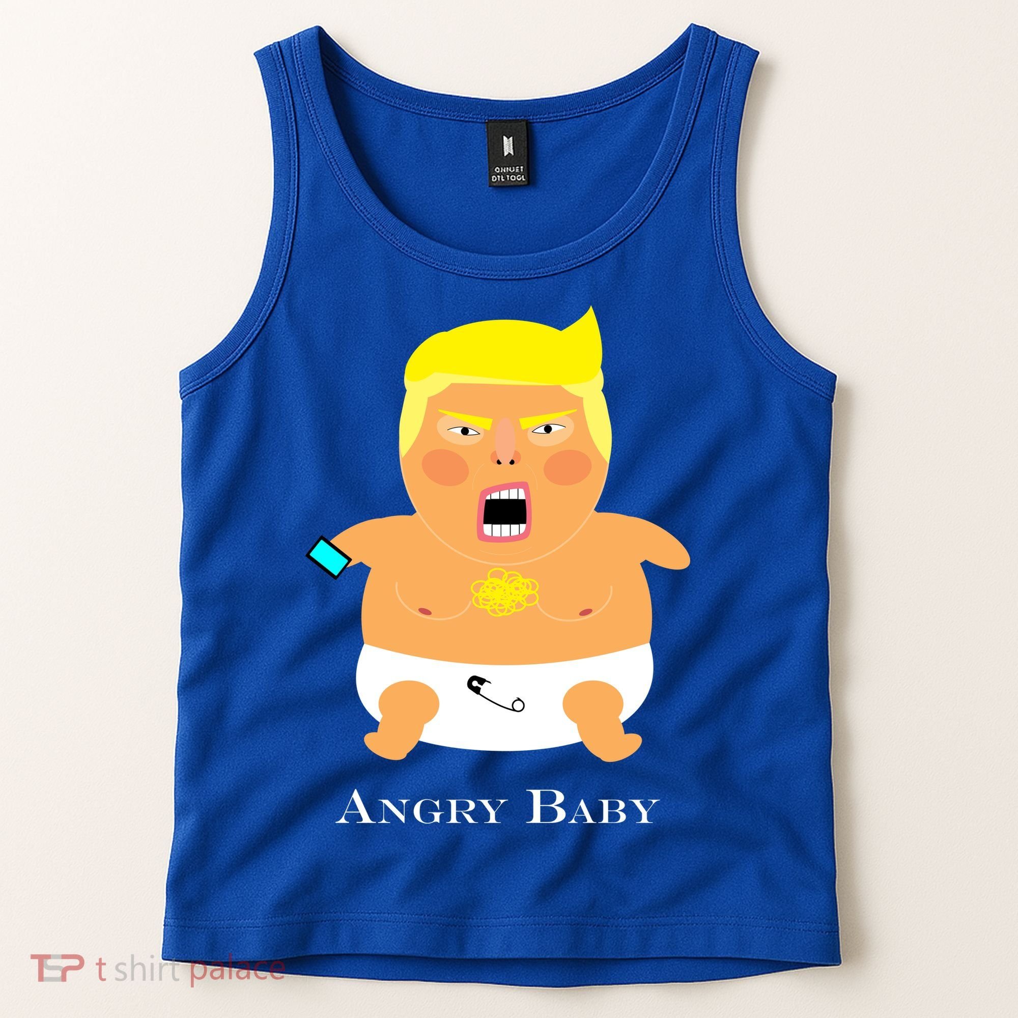 Angry Baby Trump Tank Top