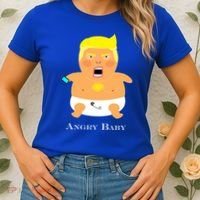 Angry Baby Trump Women's T-Shirt thumb 2