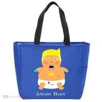 Angry Baby Trump Tote Bag thumb 0