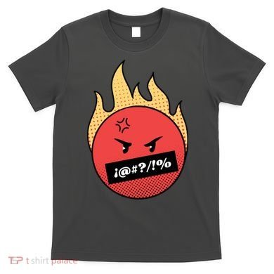 Angry Flaming Emoji T-Shirt