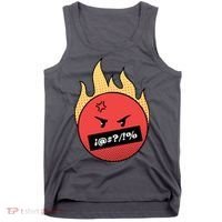 Angry Flaming Emoji Tank Top thumb 0
