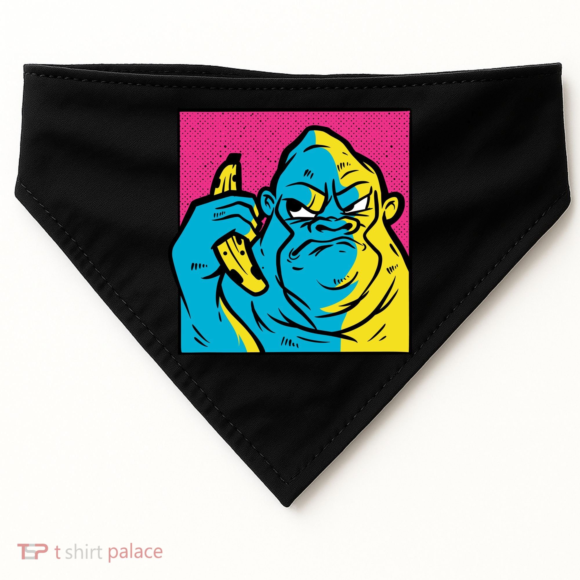 Angry Gorilla Banana USA-Made Doggie Bandana