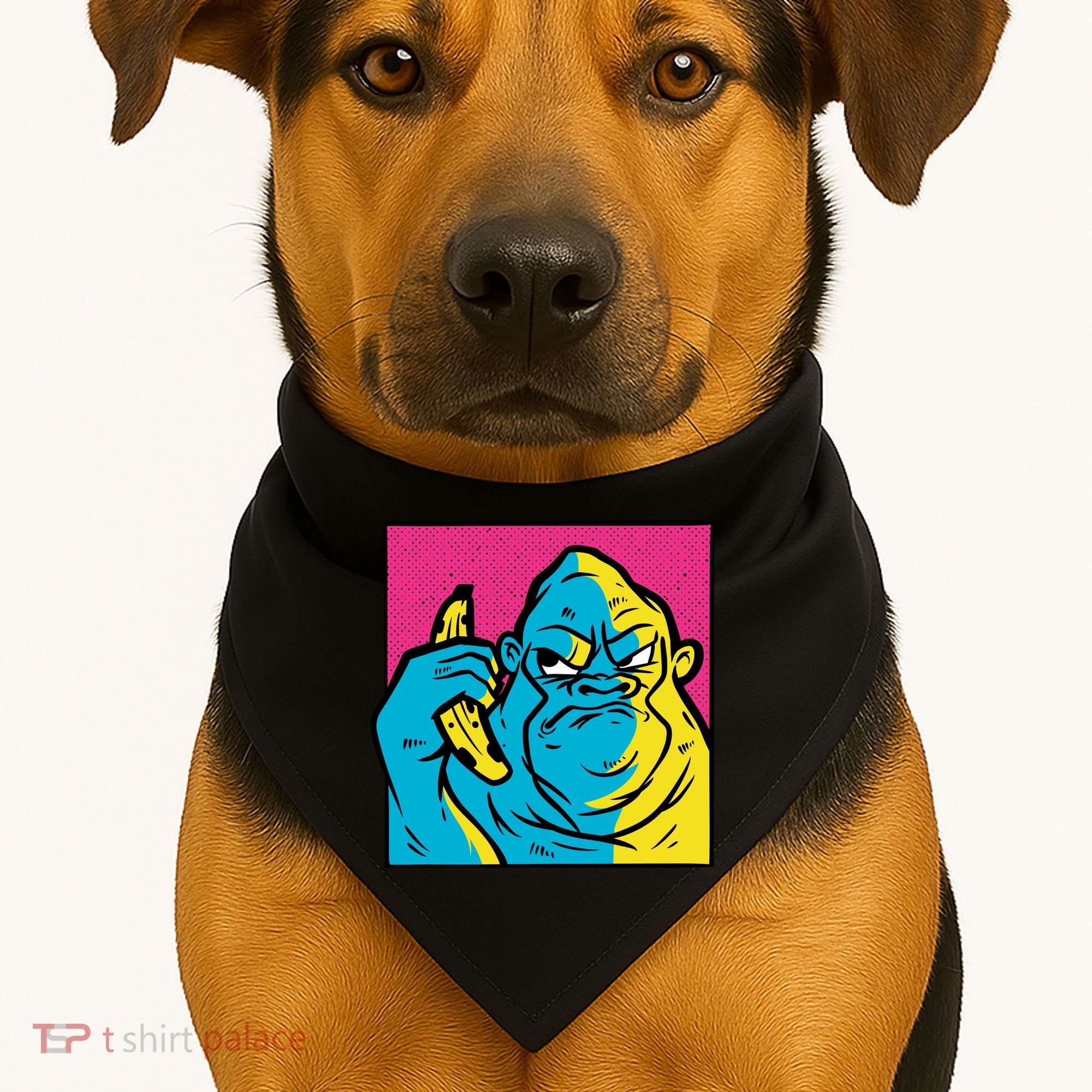 Angry Gorilla Banana USA-Made Doggie Bandana