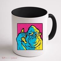Angry Gorilla Banana Coffee Mug thumb 1