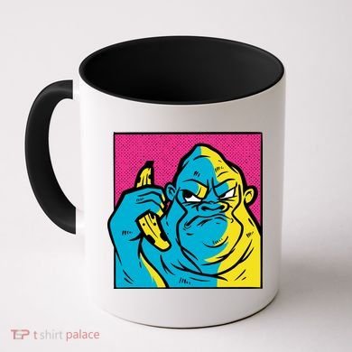 Angry Gorilla Banana Coffee Mug