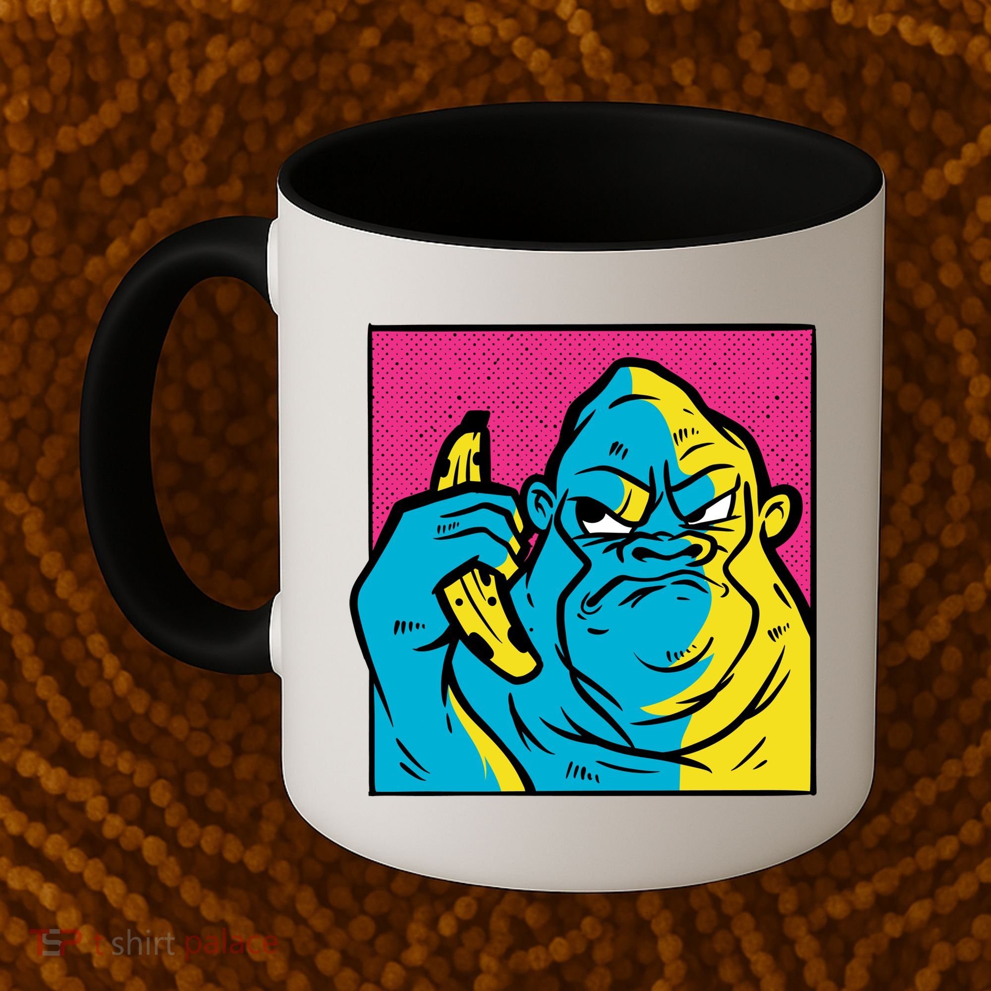 Angry Gorilla Banana Coffee Mug