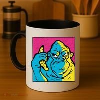 Angry Gorilla Banana Coffee Mug thumb 4