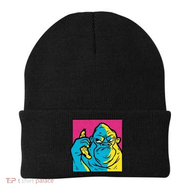 Angry Gorilla Banana Beanie