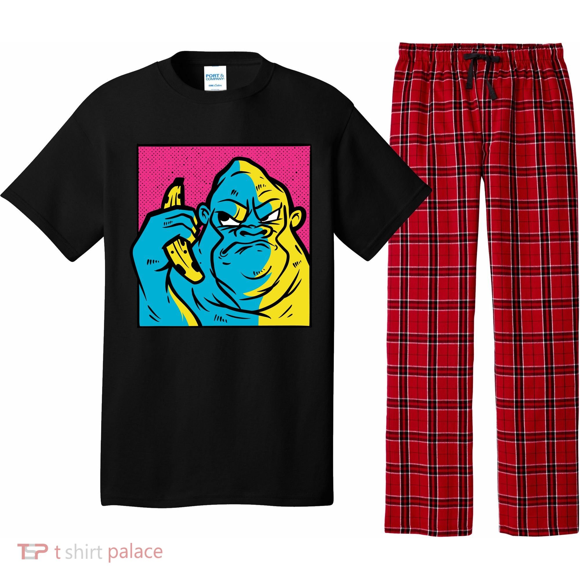 Angry Gorilla Banana Pajama Set
