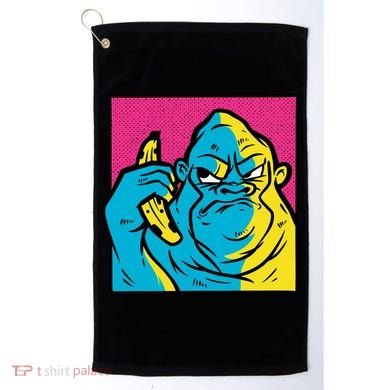 Angry Gorilla Banana Golf Towel