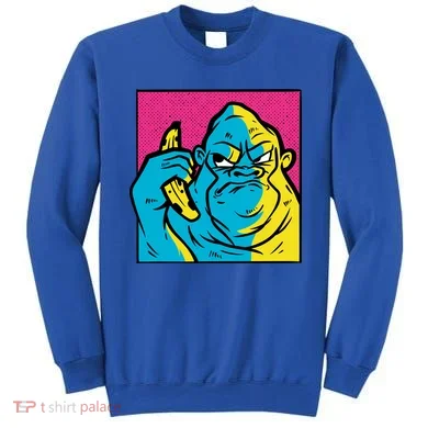 Angry Gorilla Banana Sweatshirt