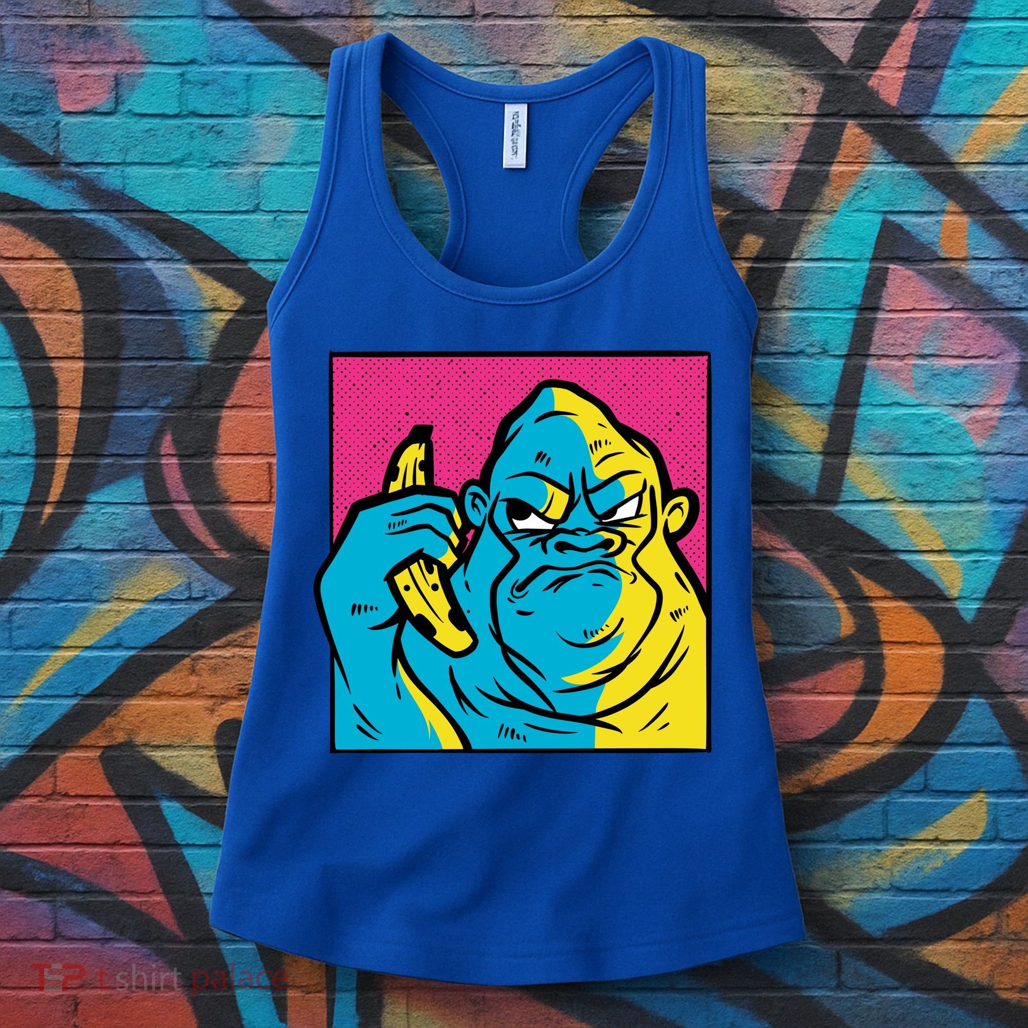 Angry Gorilla Banana Women's Tank Top