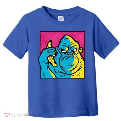 Angry Gorilla Banana Toddler T-Shirt
