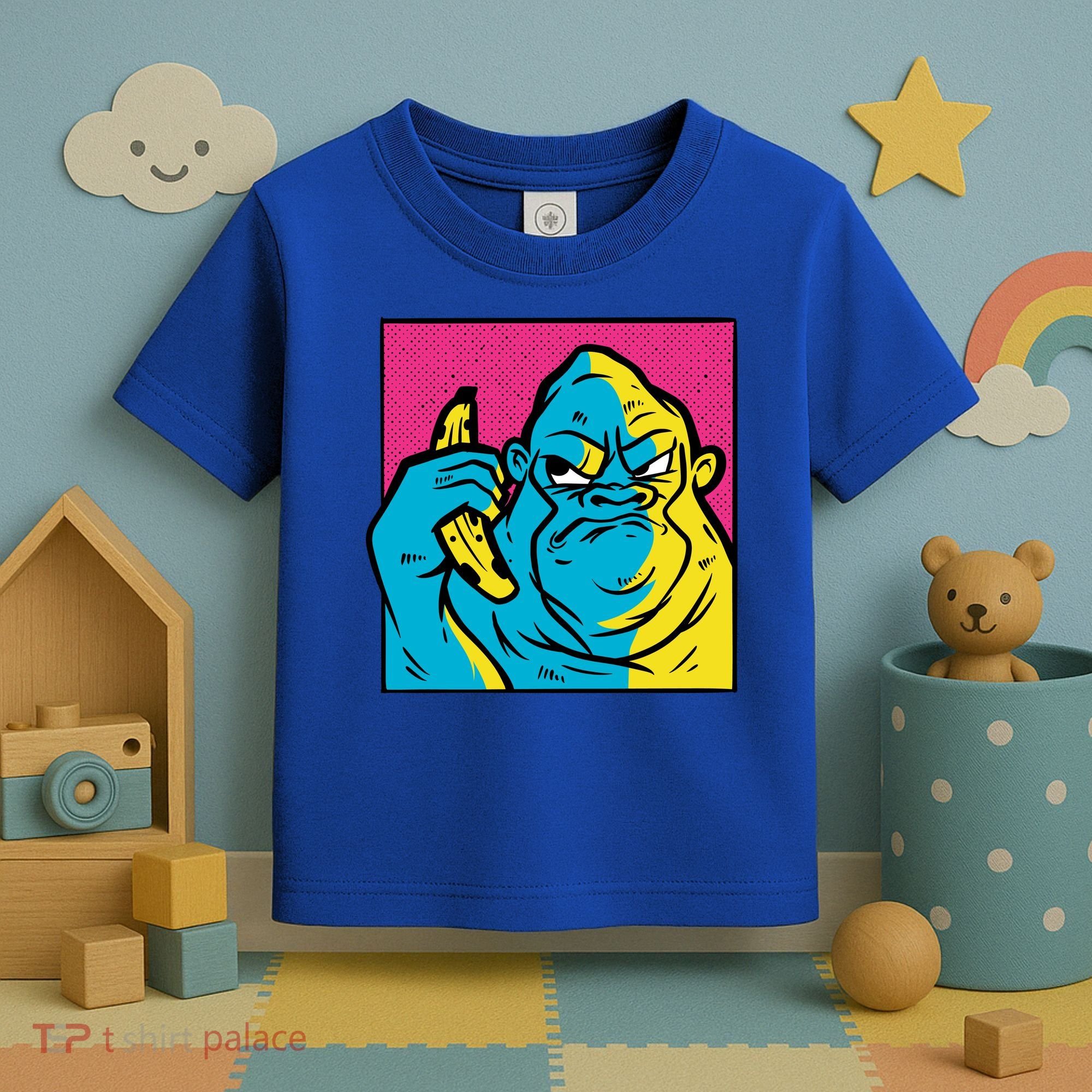 Angry Gorilla Banana Toddler T-Shirt