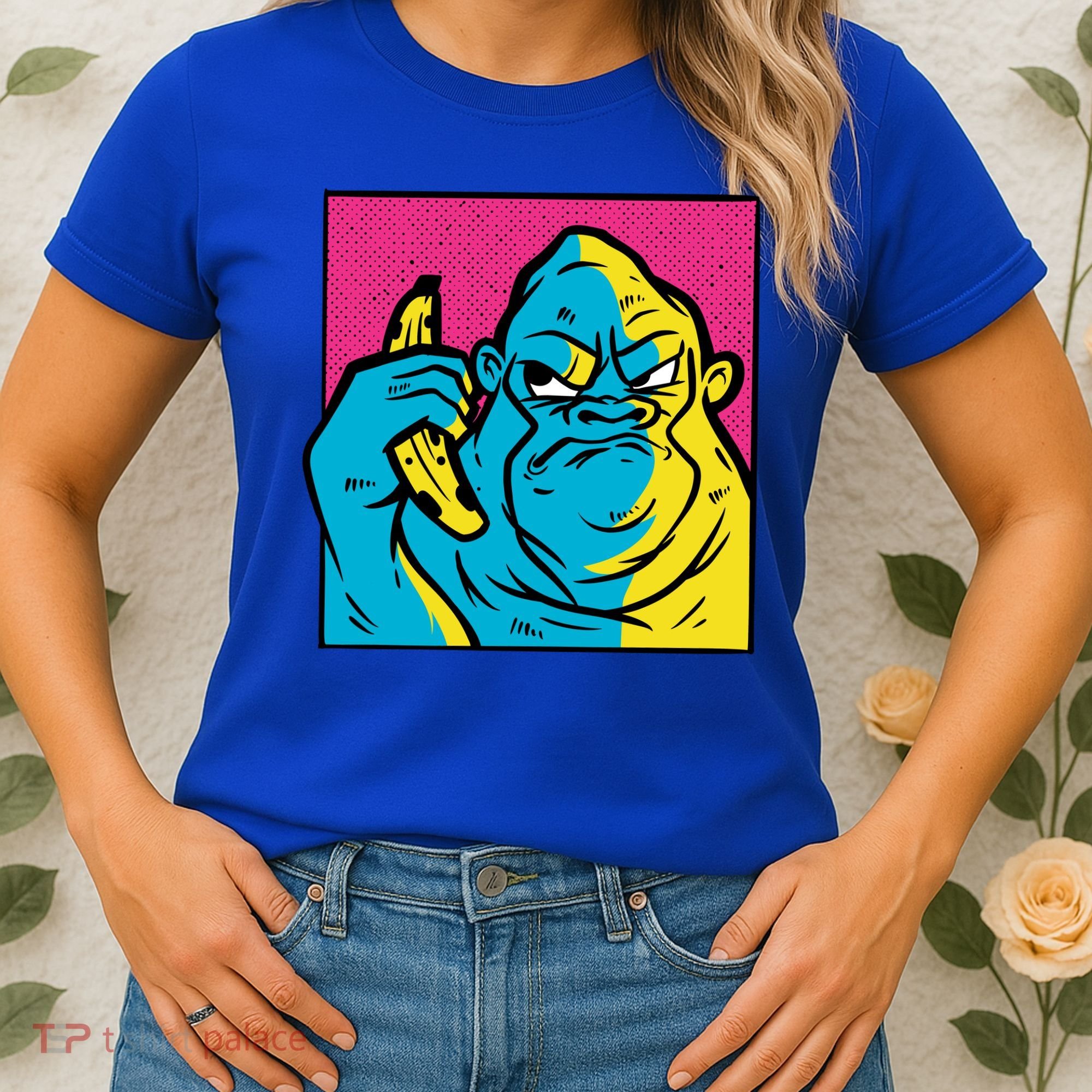 Angry Gorilla Banana Women's T-Shirt