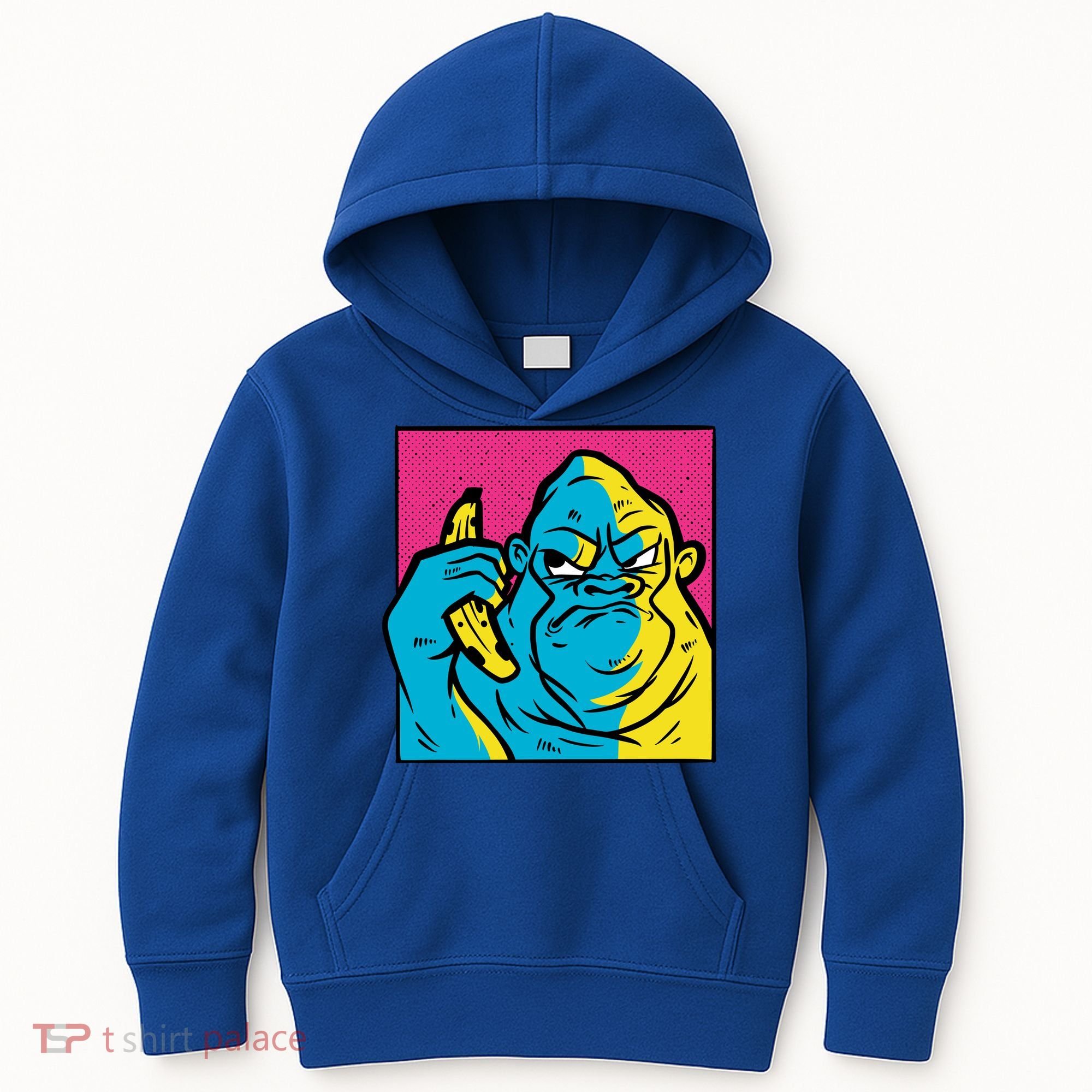 Angry Gorilla Banana Kids Hoodie