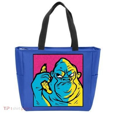 Angry Gorilla Banana Tote Bag